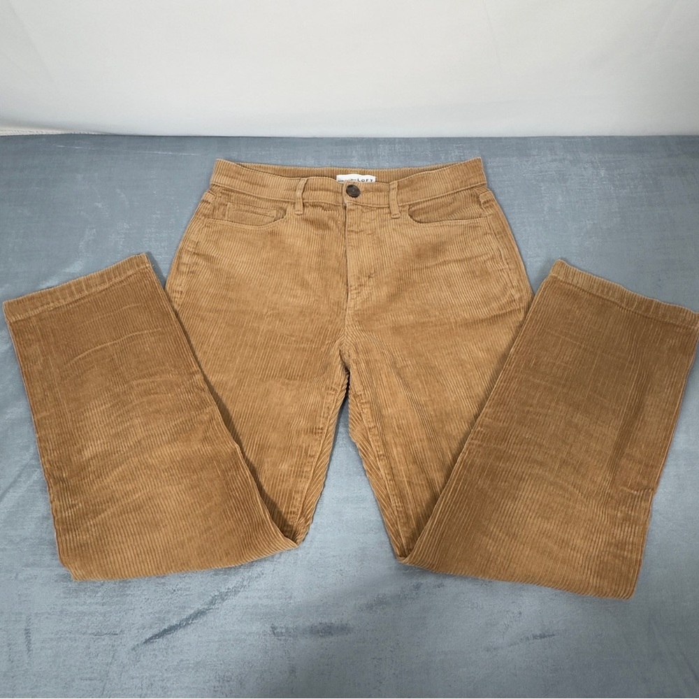 LOFT Corduroy Pants in Camel Brown